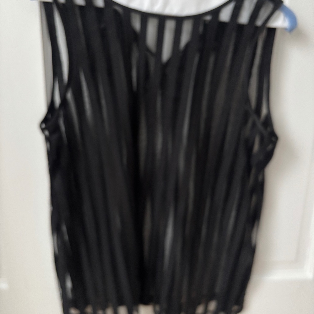 w by Worth black top with cami